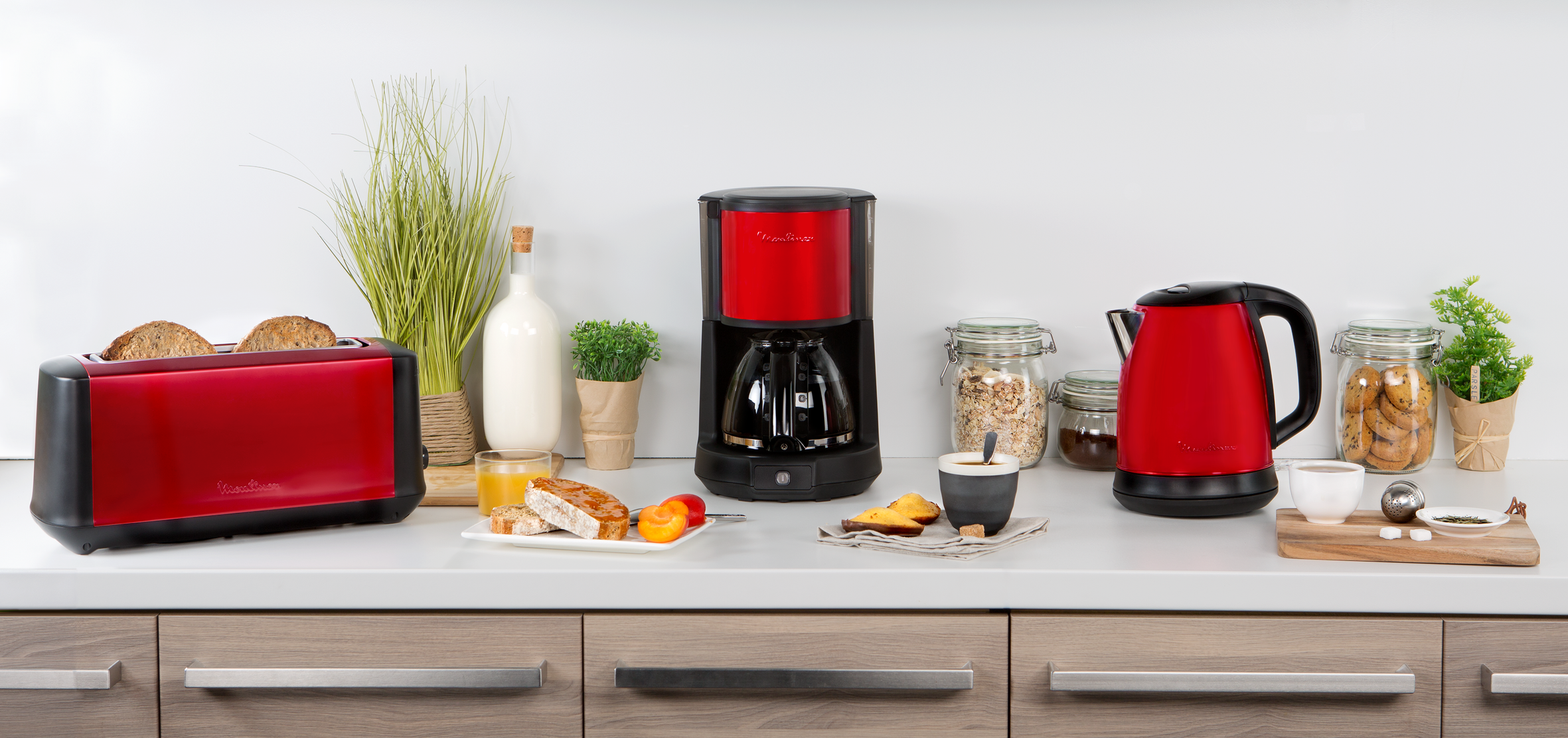 Subito Select rouge inox 10/15 tasses