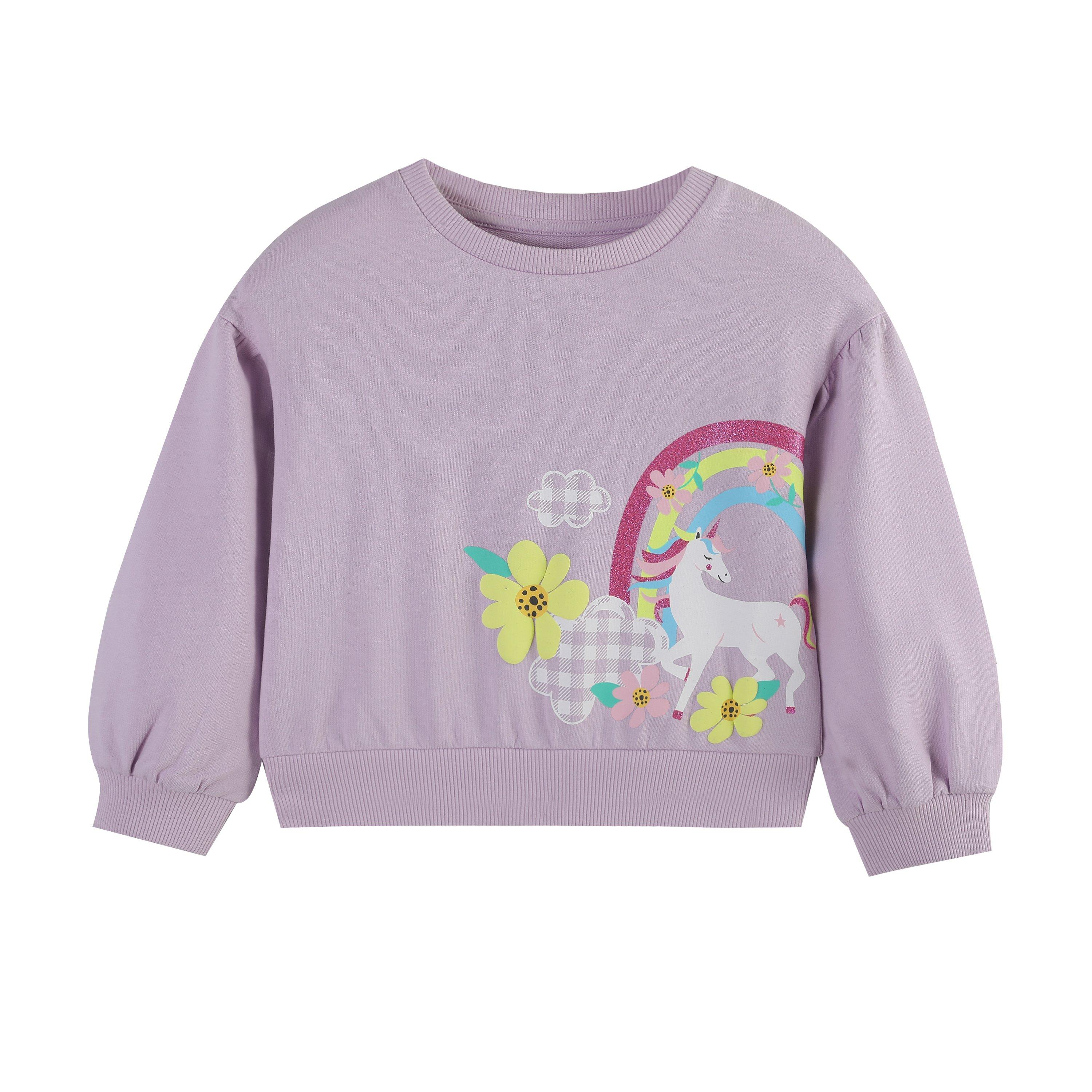 Be You Studio Younger Girl Unicorn Sweatshirt Set