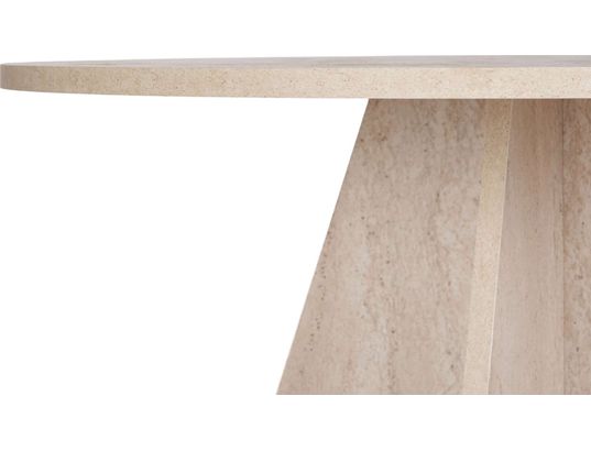 CONCEPT1 - Table Virella travertin 120 x 120 x h75
