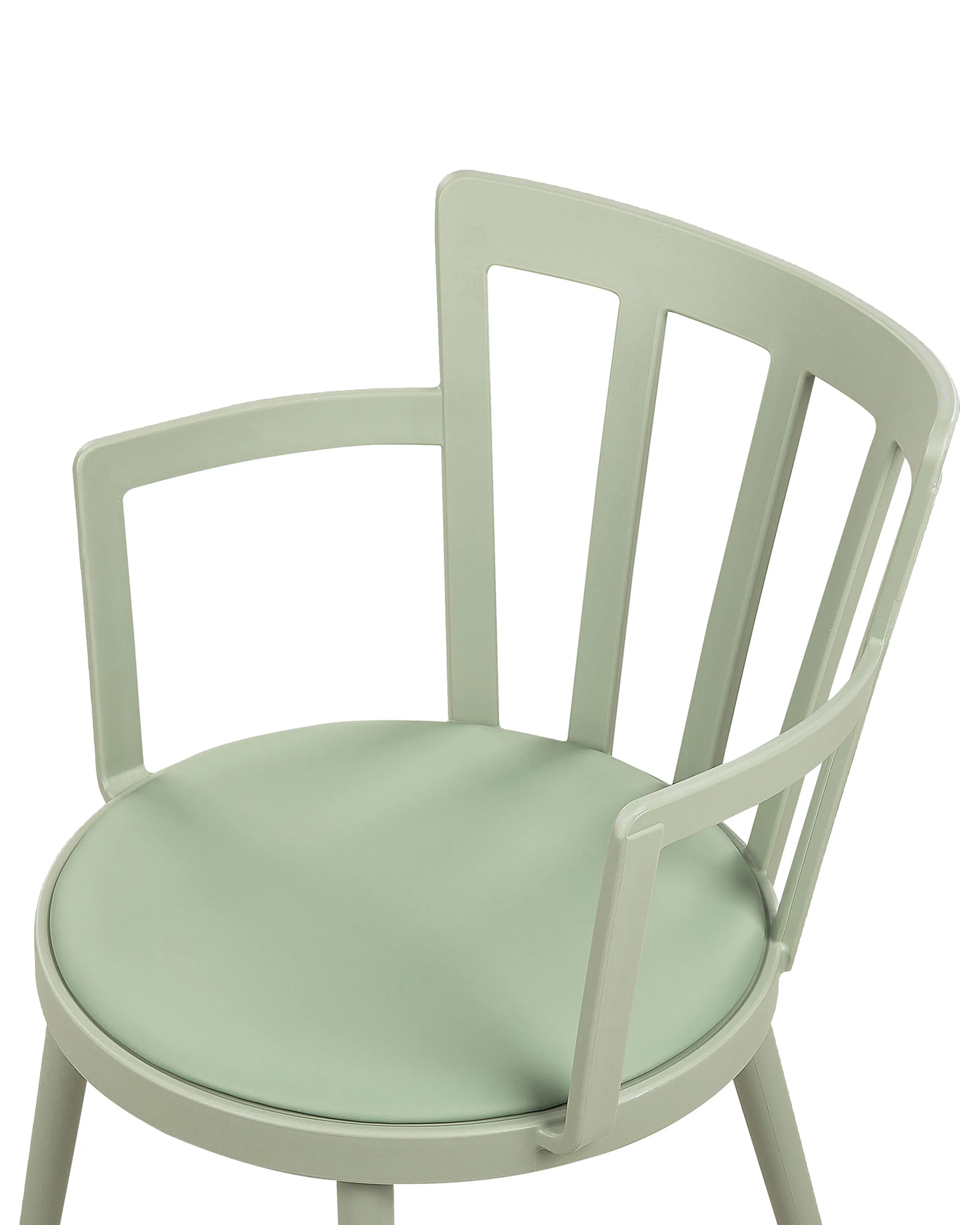 Set van 4 eetkamerstoelen MORILL Lichtgroen