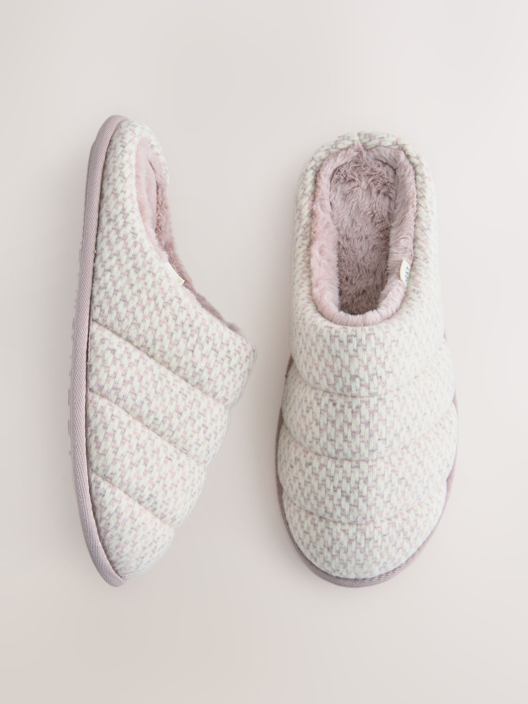 Roze - Quilted Brushed Mules