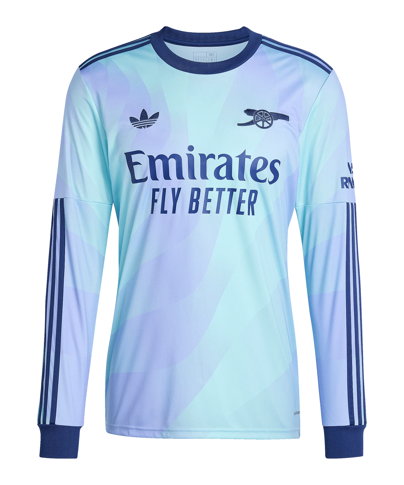 adidas Originals FC Arsenal London Langarm Trikot 2024/2025 Türkis