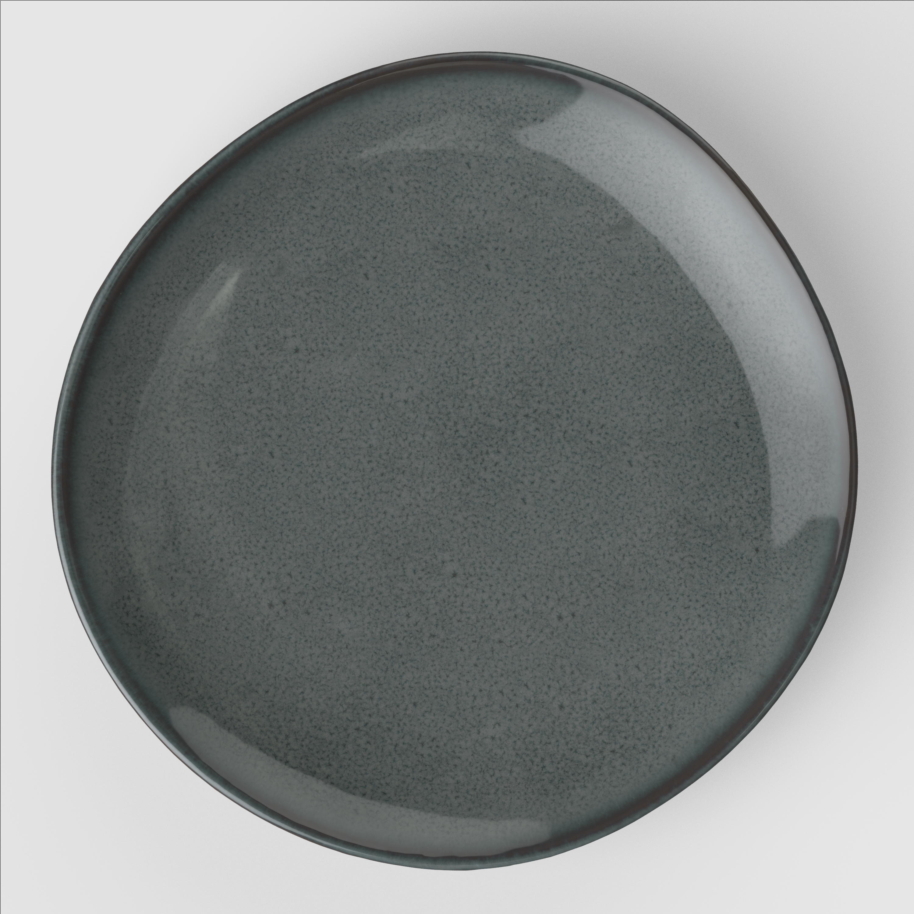 Lave Appetizer and dessert plate Grey, 9.3'' x 9.1'', earthenware