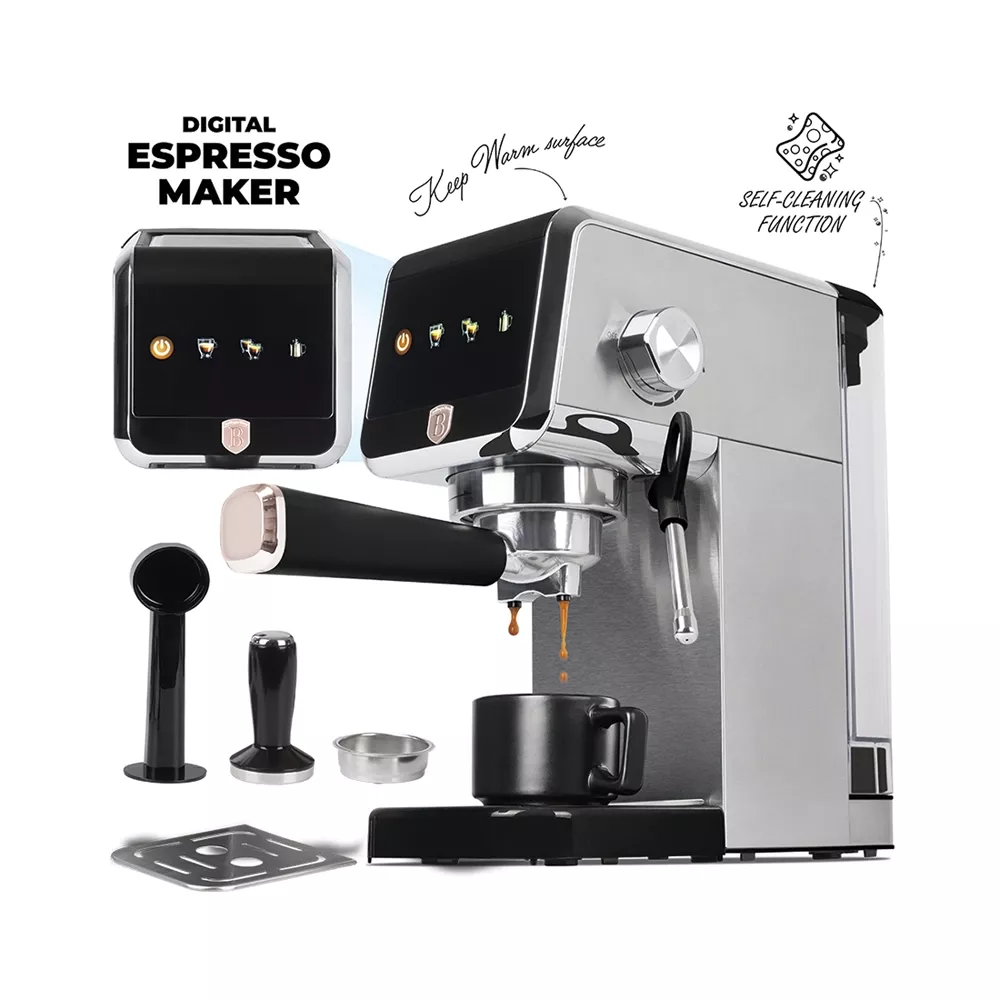 Berlinger Haus Espresso Kaffeemaschine 1.2 Liter Black Rose Collection