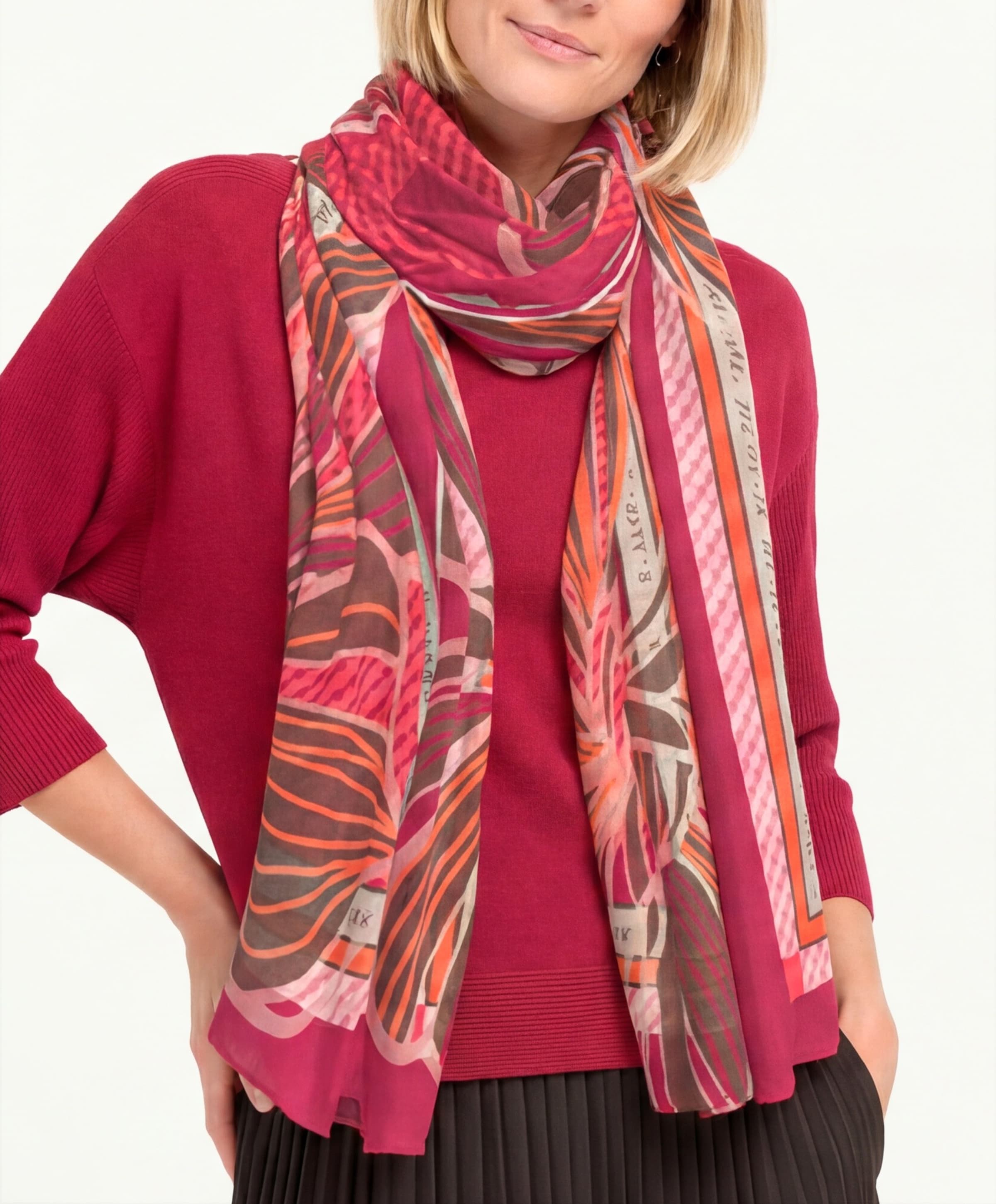 Bianca Dames sjaal rood