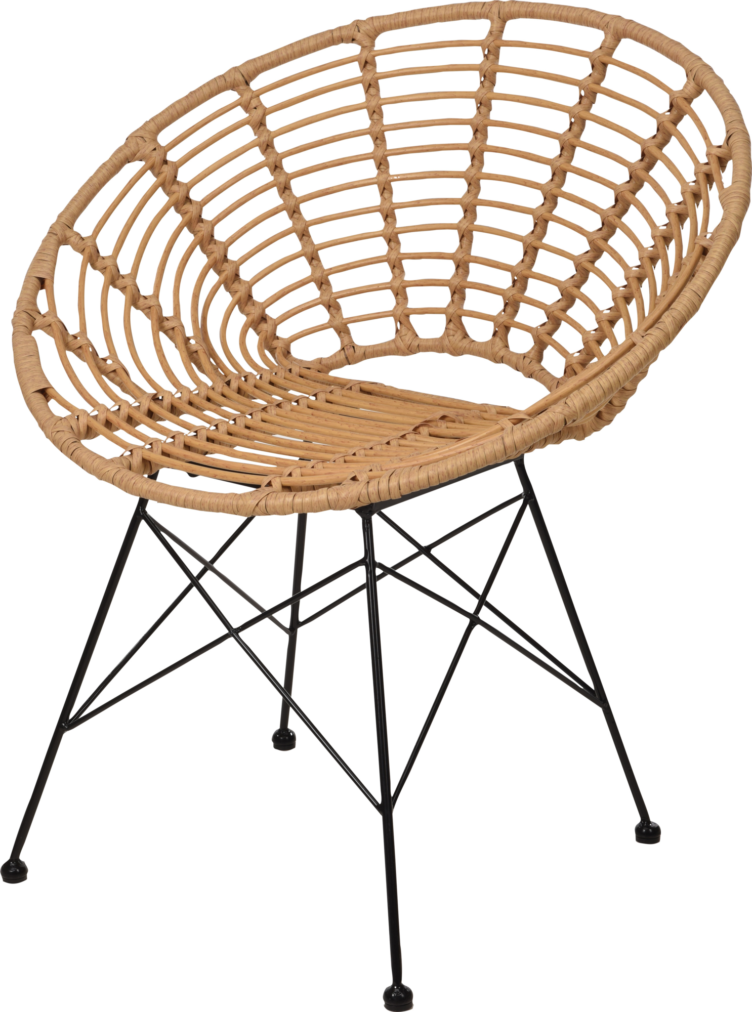 Stoel Rotan rond #1