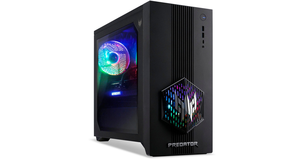 AcerPredator Orion 3000 665 I75061G gaming pc  (Zwart | Core i7-14700F | RTX 5060 | 16 GB | 1 TB SSD)