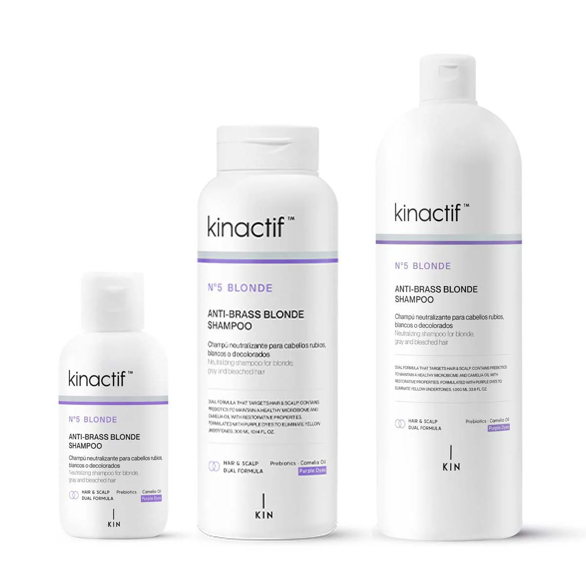 Shampoing Déjaunisseur Anti-Brass Kinactif 50ml