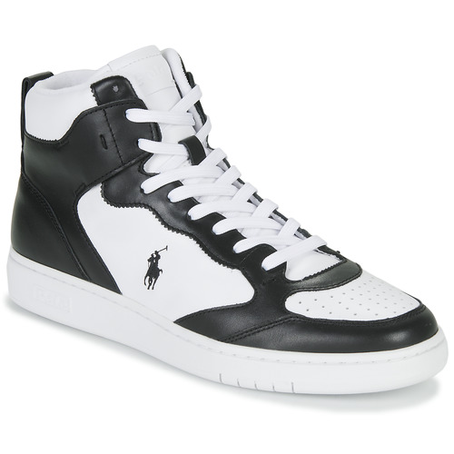 Polo Ralph Lauren - POLO CRT HGH-SNEAKERS-LOW TOP LACE Negro / Blanco