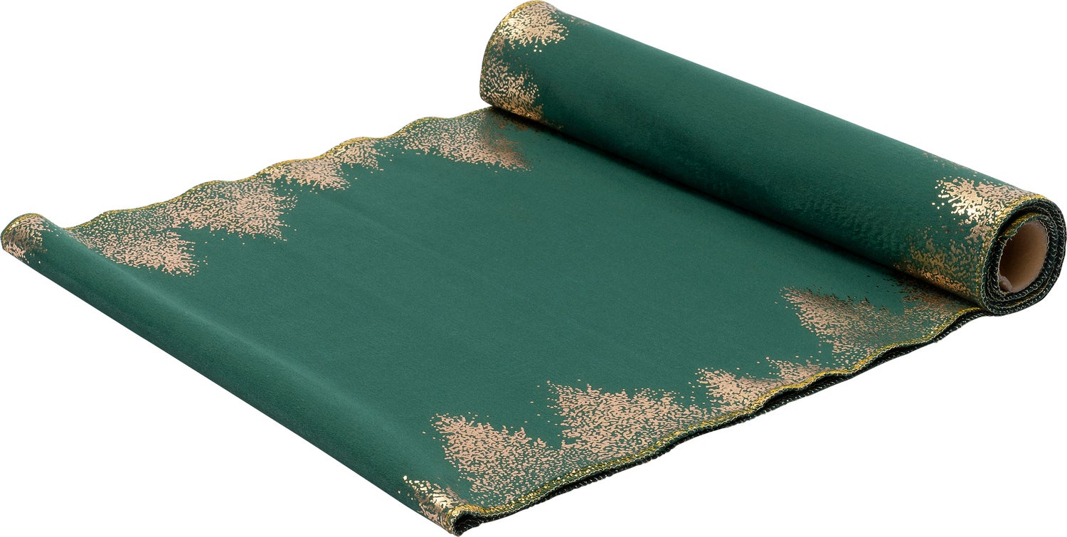 Intratuin tafelloper Trees groen 200 x 35 cm