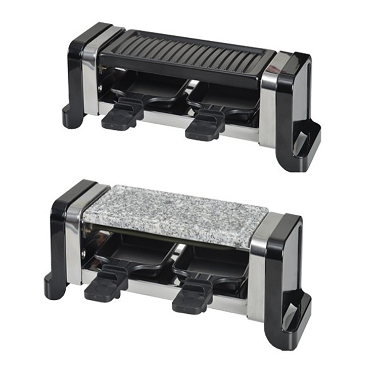 Appareil à Raclette noir 2 personnes Kitchenchef