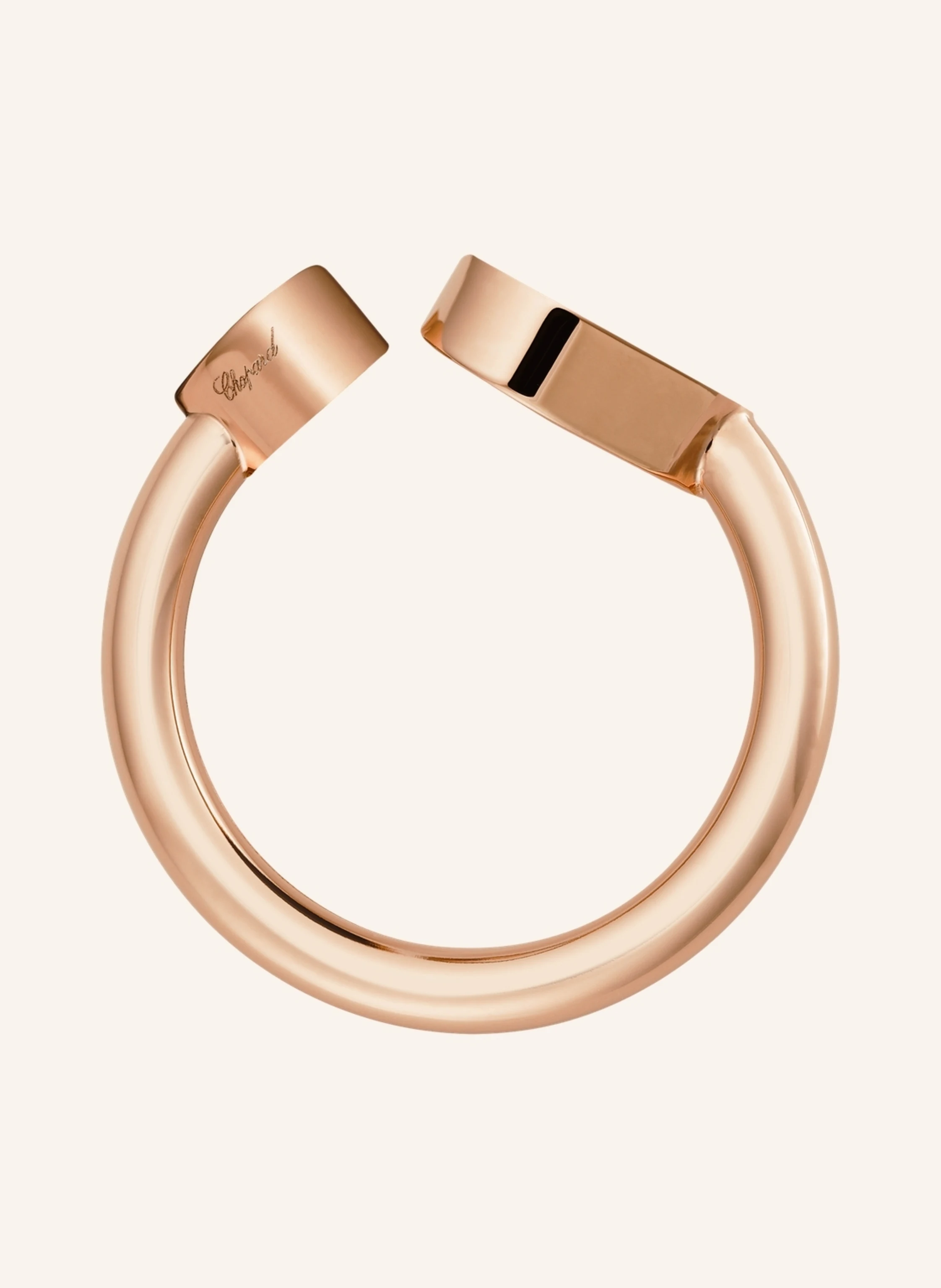 Chopard Ring HAPPY HEARTS Ring aus 18 Karat Roségold, Diamanten und Perlmutt