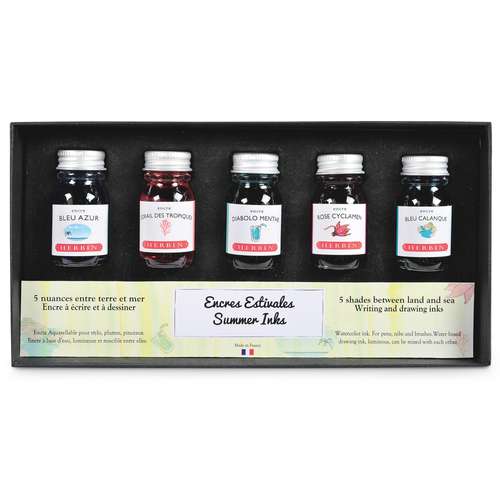 HERBIN Kalligraphie- und Zeichentusche Jahreszeiten-Sets
