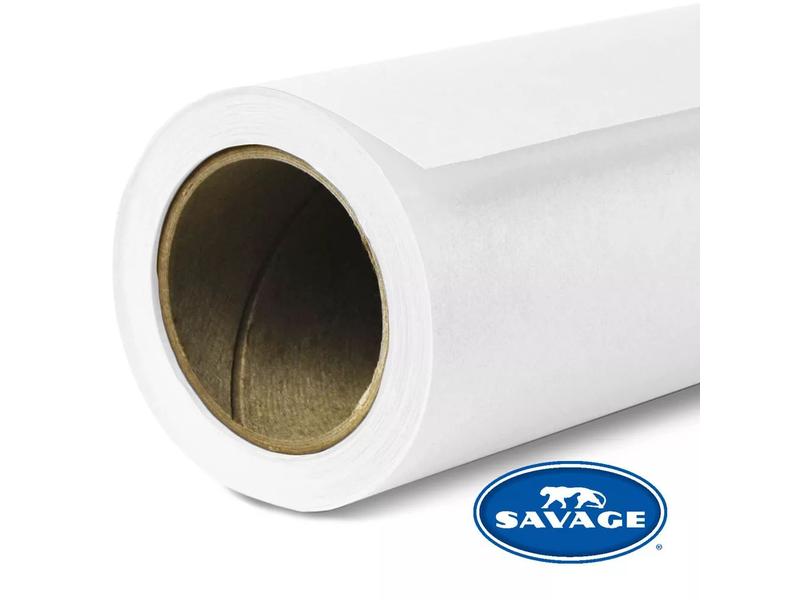 Savage Hintergrund Papier 1.35 x 11 m Super White Das Hintergrundpapier von Savage