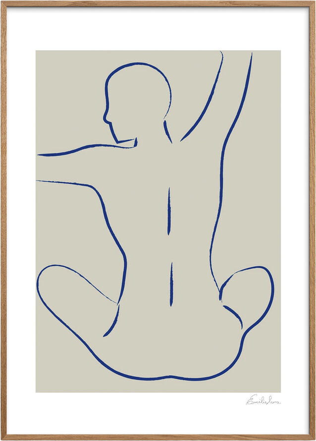Poster & Frame BODY 01 Flerfarvet