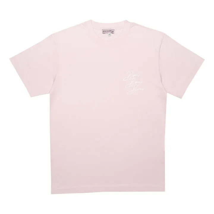 Bisous Skateboards T-shirt Cigarette | Rose pâle