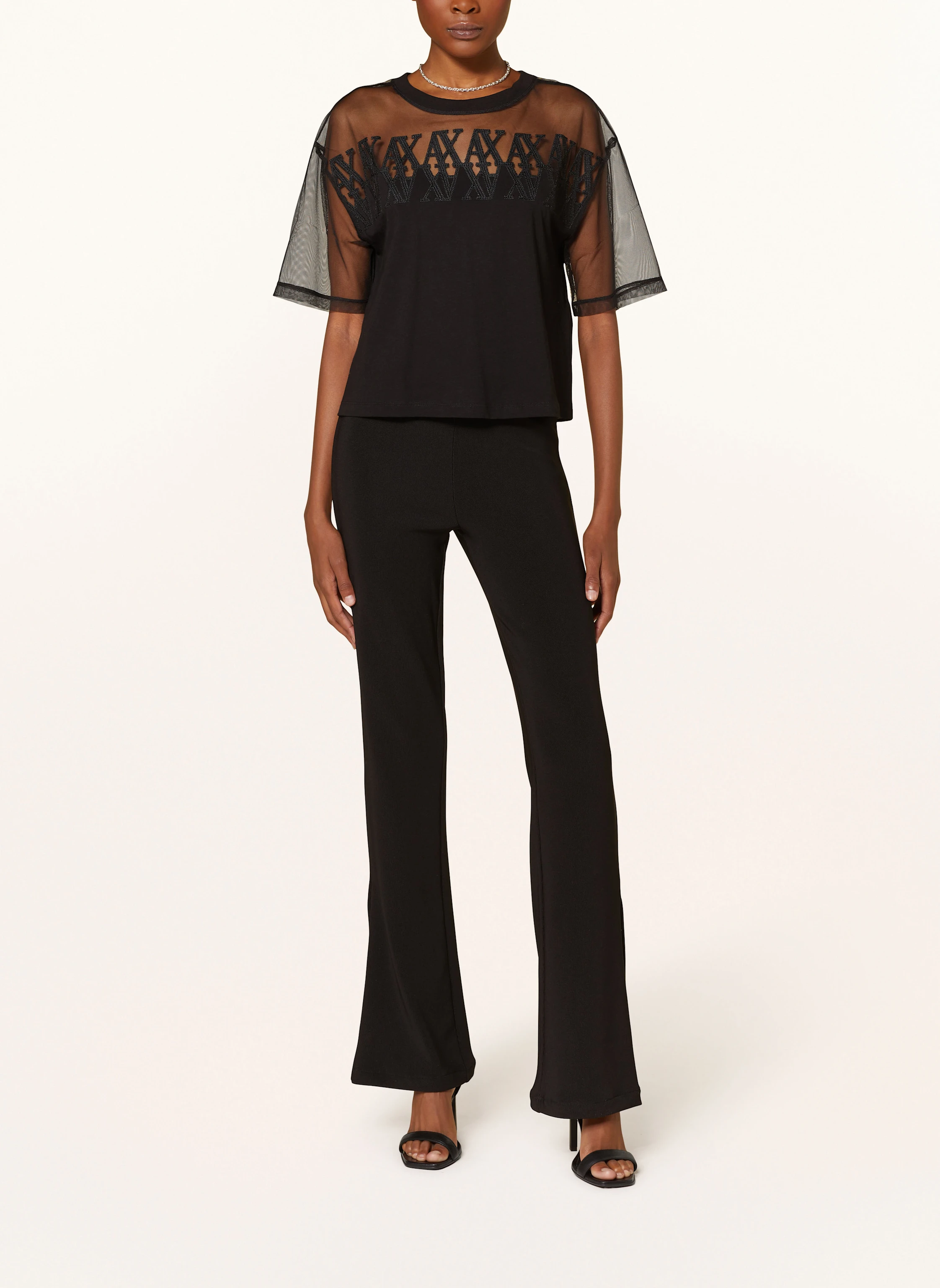 ARMANI EXCHANGE T-Shirt im Materialmix