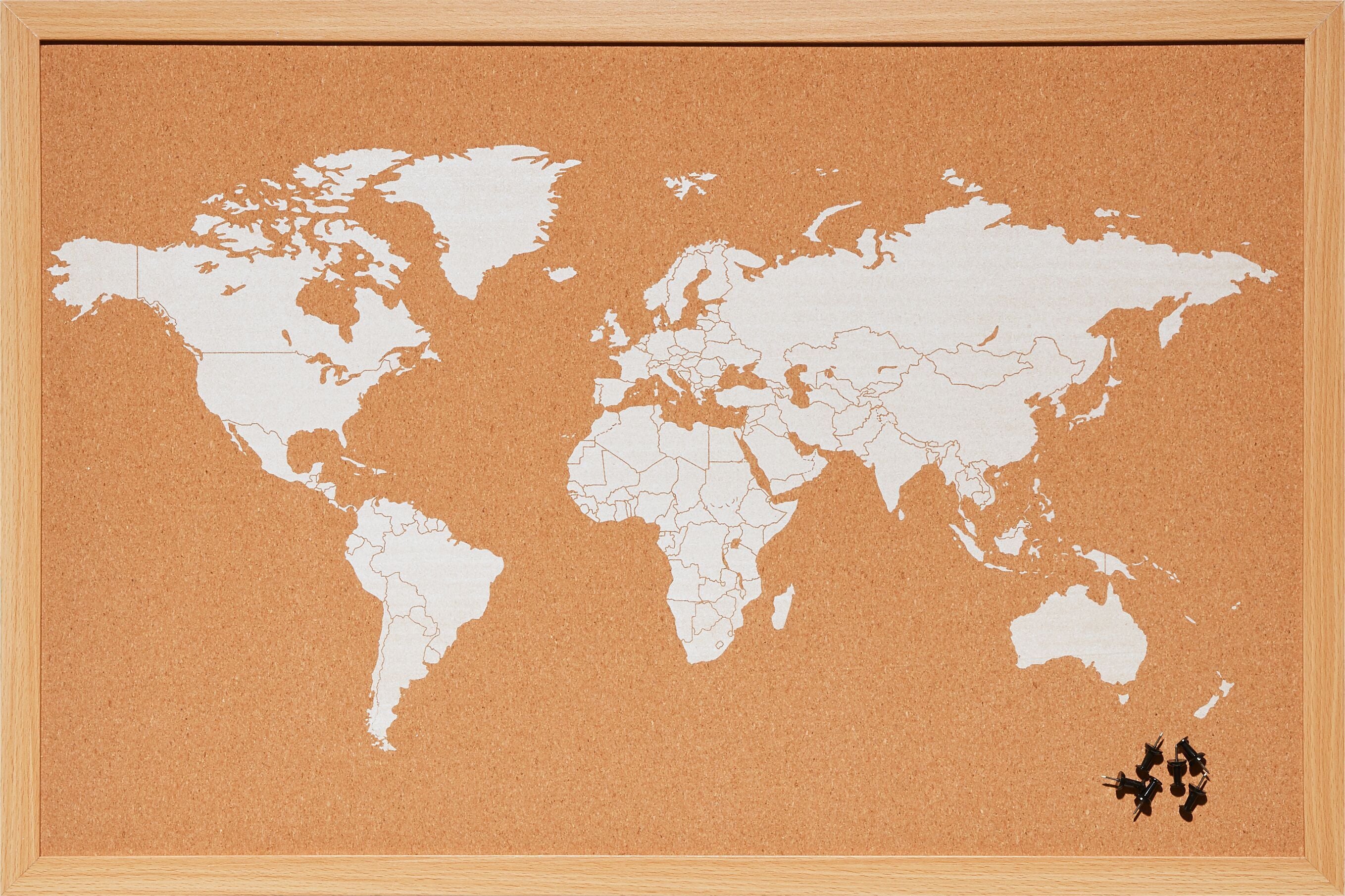 MAP Pinnwand - Natur, Weiss / B: 60.0 cm x H: 40.0 cm