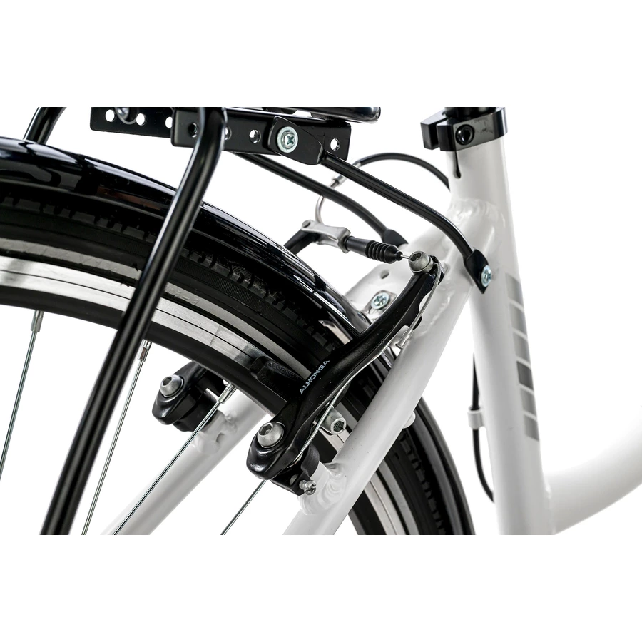 KS Cycling Trekkingrad Damen 28“ Canterbury 21 Gang weiß Multipositionslenker weiß