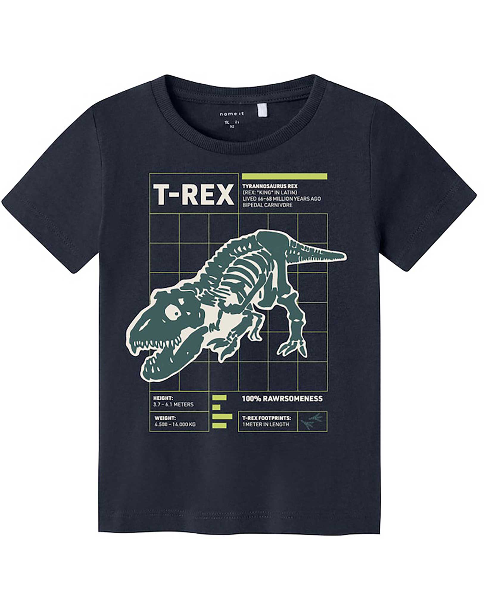 T-Shirt NMMBERTE T-REX in dark sapphire