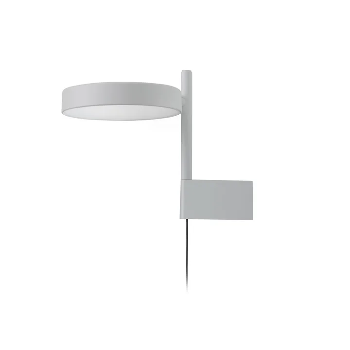 Wästberg - w242 Pastille alu LED Wandleuchte br1, telegrau 4 RAL 7047