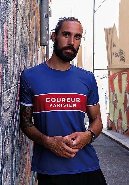COUREUR DU DIMANCHE - T-SHIRT MC LE BICOLORE PARISIEN M