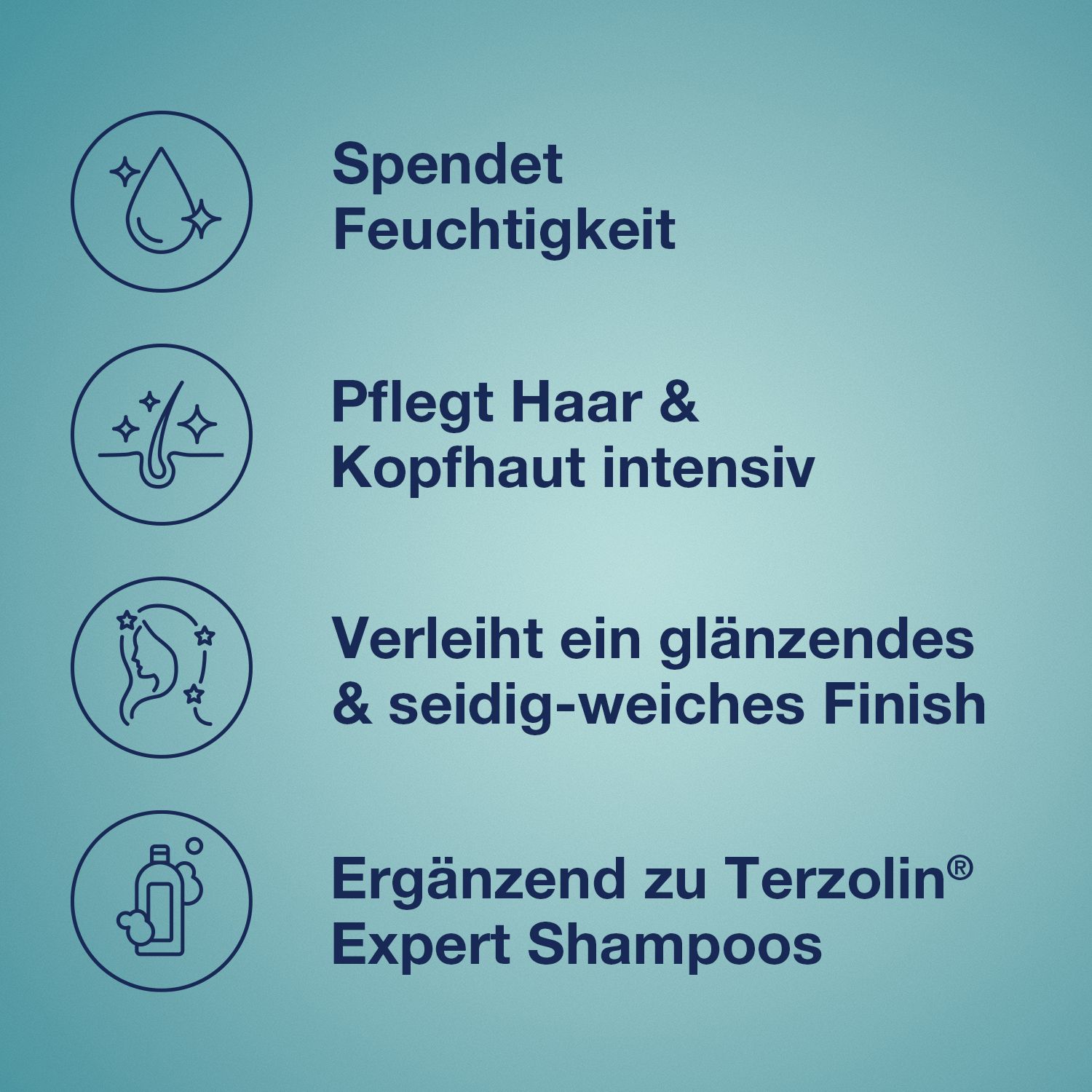 Terzolin® Expert Spülung Pflegender Schutz für Haar & Kopfhaut. Zur täglichen Anwendung bei Schuppen und Irritationen. Intensiv-Pflege zur Beruhigung einer strapazierten Hautbarriere, 200 ml, Kosmetikum