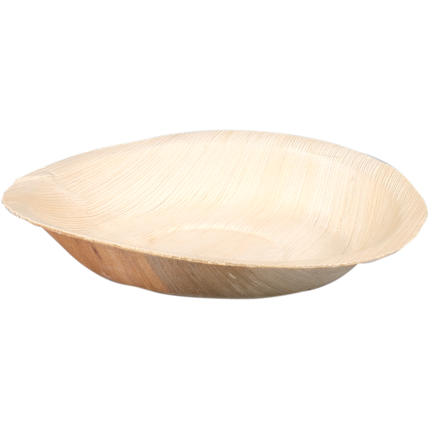 Depa Bord, rond, 1-vaks, palmblad, Ø18cm, naturel