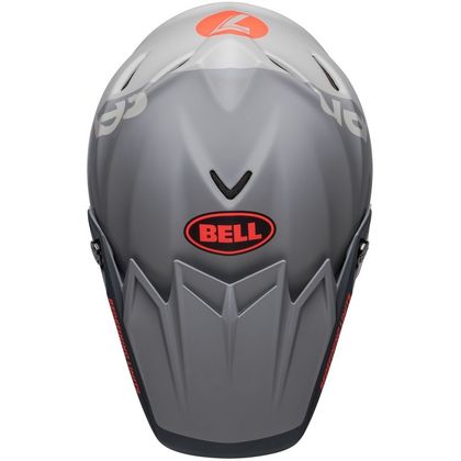 Casque cross Bell MOTO-9S FLEX SEVEN VANGUARD 2023 - Gris / Orange