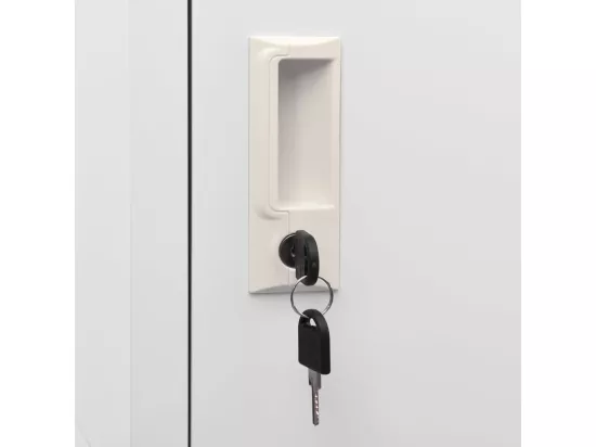 Armoire à casier avec 4 compartiments 38x45x180 cm