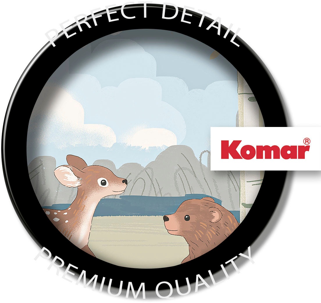 Komar Fototapete »Digitaldruck Vlies -  Today's Story - Grösse 350 x 250 cm« bedruckt glatt Wohnzimmer, Schlafzimmer