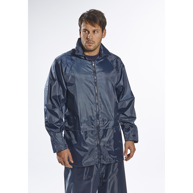 Portwest nylon regenjack L marineblauw