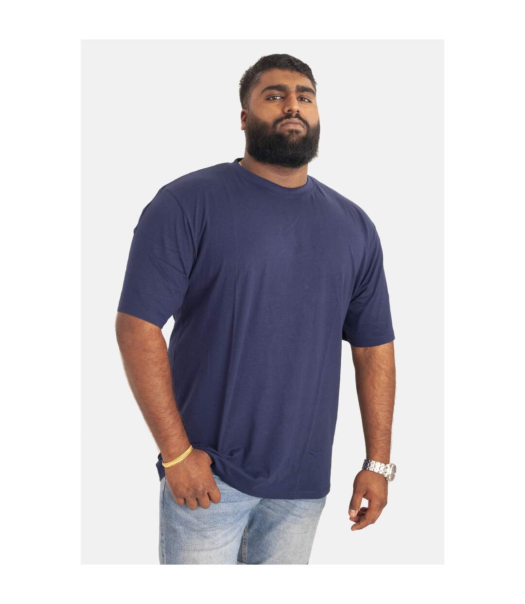 Duke D555 Kingsize Flyers - T-shirt col ras-du-cou - Homme (Bleu marine) - UTDC143