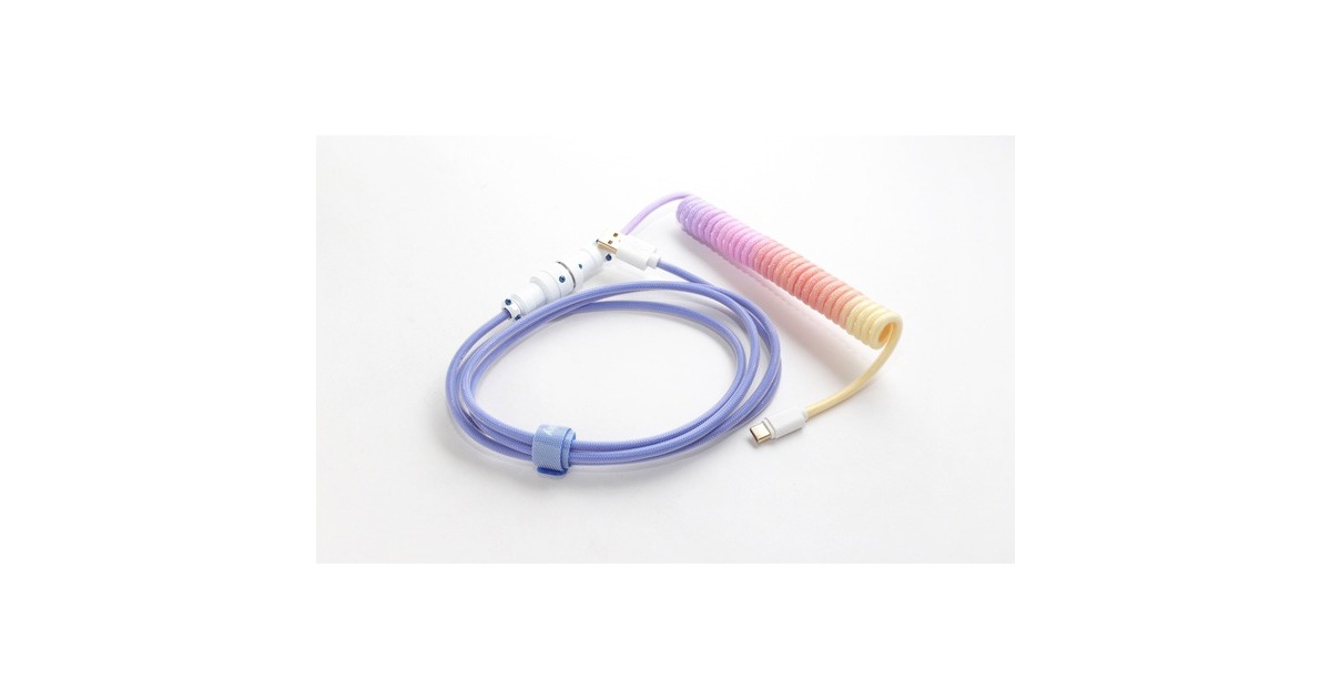 DuckyCoiled Cable V2 - Afterglow kabel