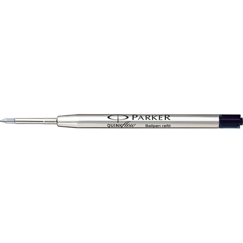 Recharge parker stylo-bille métal largeur fine coloris noir