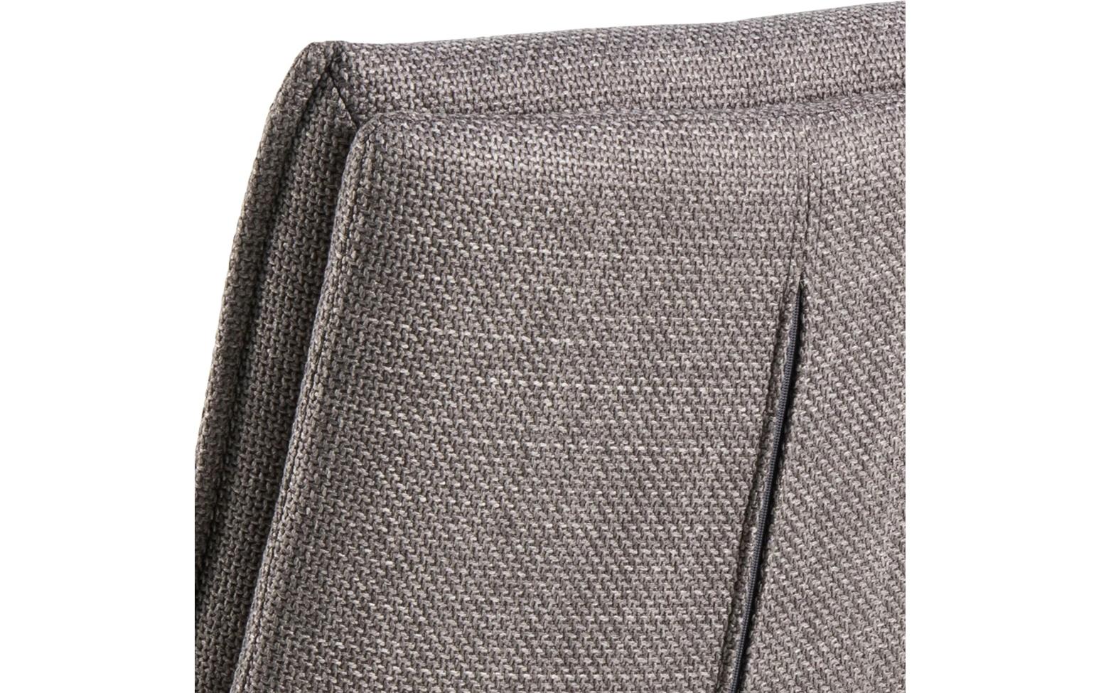 Barhocker Flynn, 2 Stück, 44 x 107 cm, Hellgrau/Braun<br>Klassische Barstühle mit modernem Touch