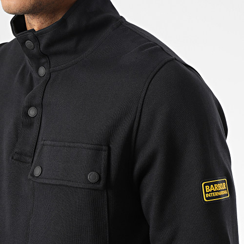 Sweat Col Montant Lever Funnel MOL0452 Noir