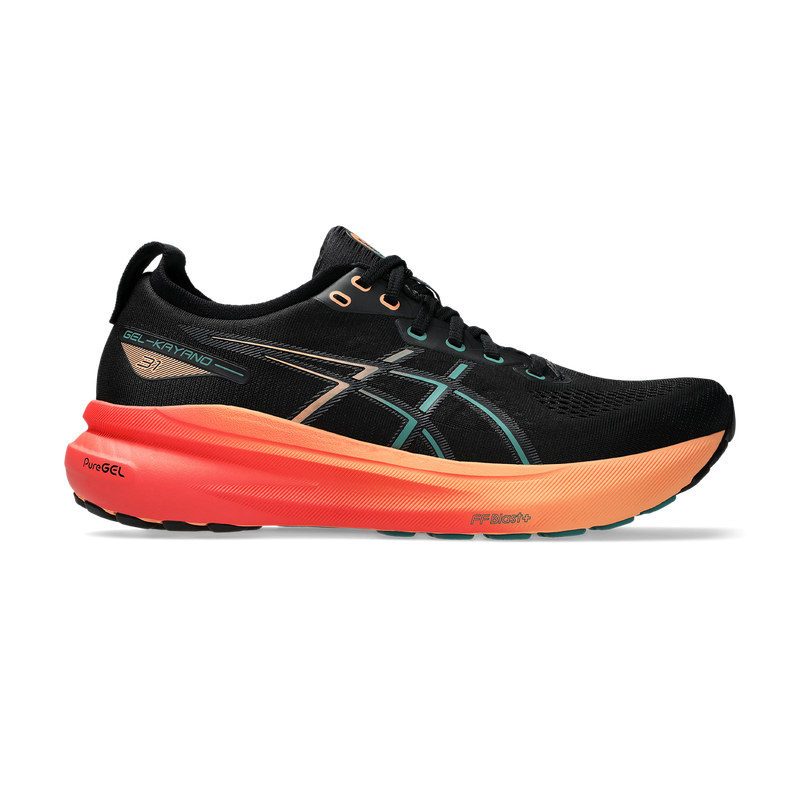 asics gel kayano 31 1011b867 black neon lime