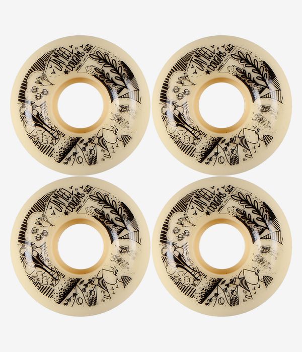 Loophole Douglas Teardrop Rollen (white black) 54mm 101A 4er Pack
