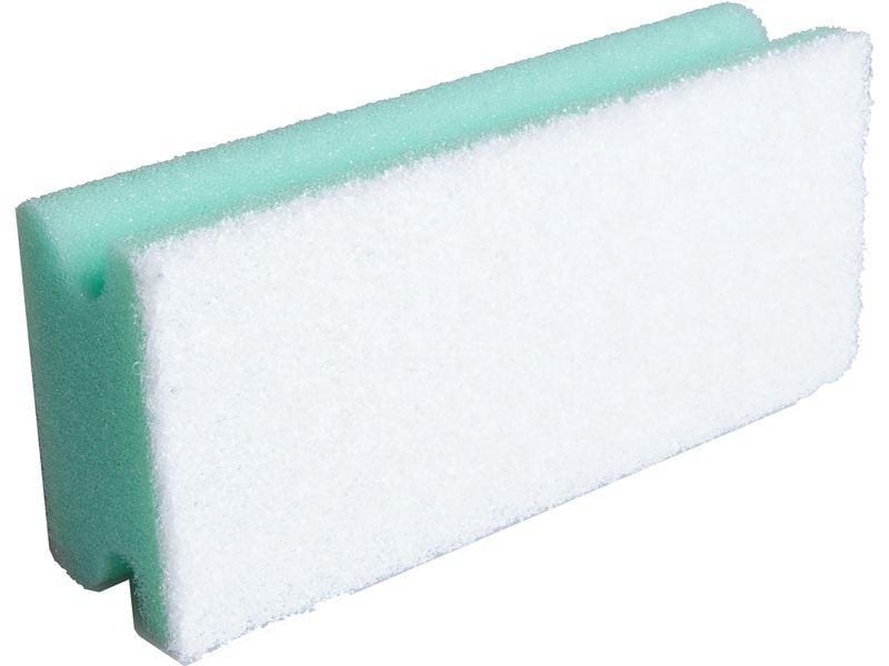 Edi Baur Schwamm Basic 10 Stück, Grün/Weiss Padschwämme