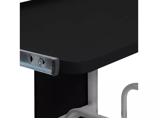 Bureau d'ordinateur Noir 110x52x88,5 cm Bois d’ingénierie