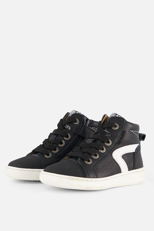 Develab Mid Cut Sneakers zwart Leer