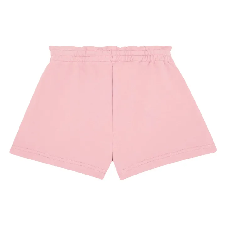 SMALLABLE BASICS Short Fille Molleton Bio | Rose poudré