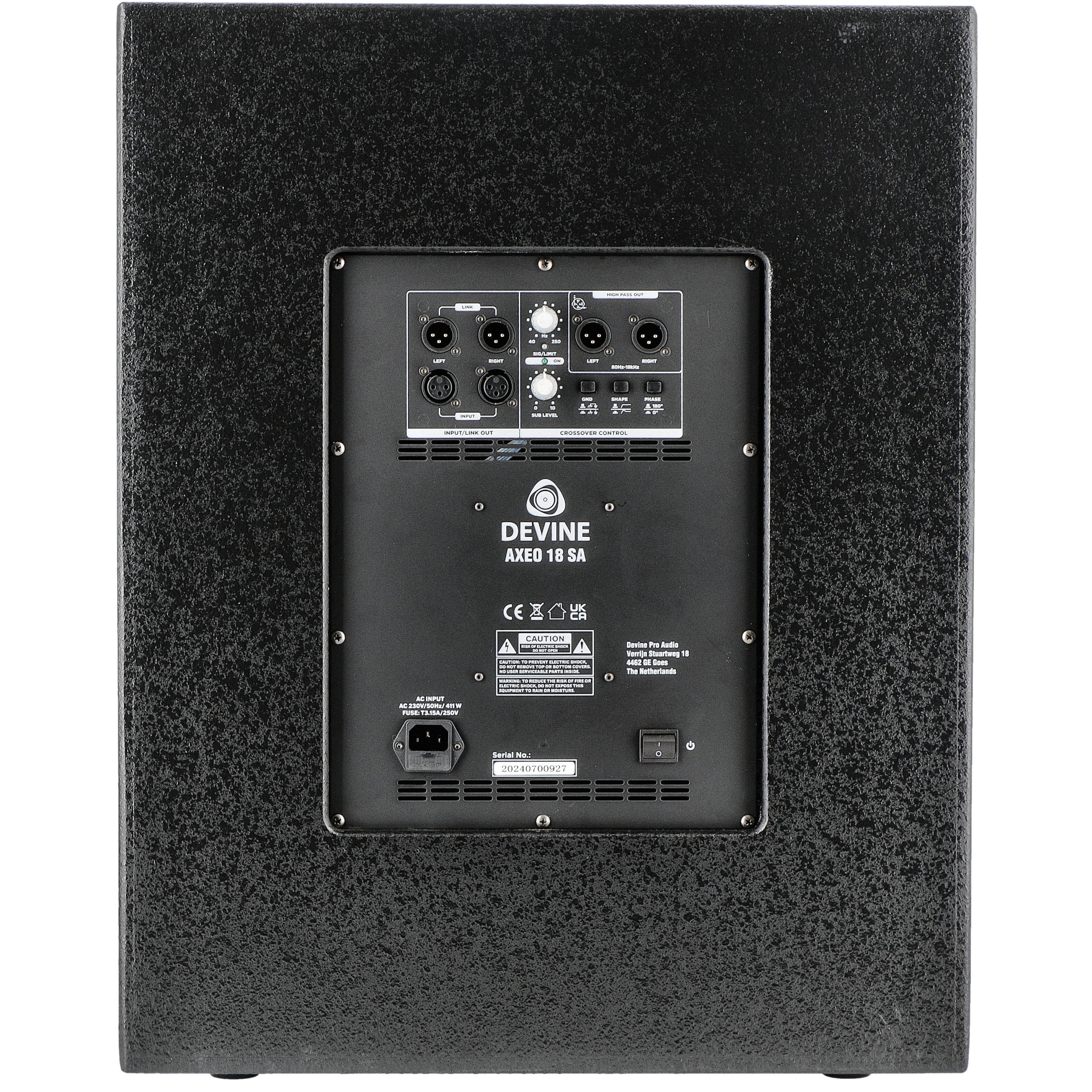 Devine Axeo 18SA actieve 18 inch subwoofer