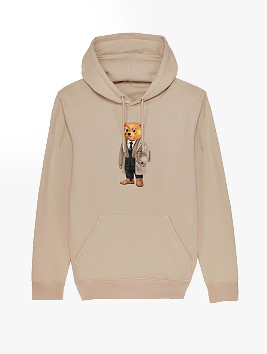Baron Filou Organic Hoodie Filou XLI. beige
