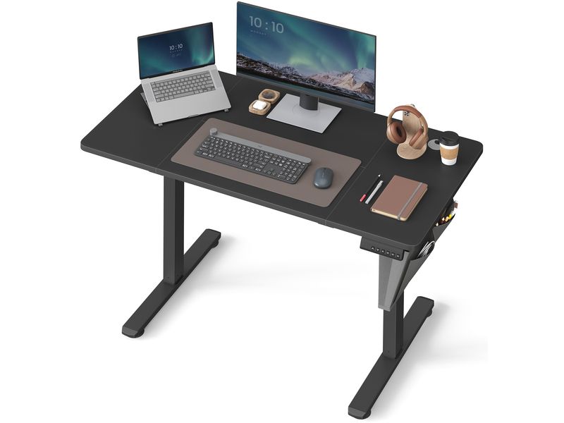 Songmics Stehtisch 120 x 60 cm, höhenverstellbar Bürotisch