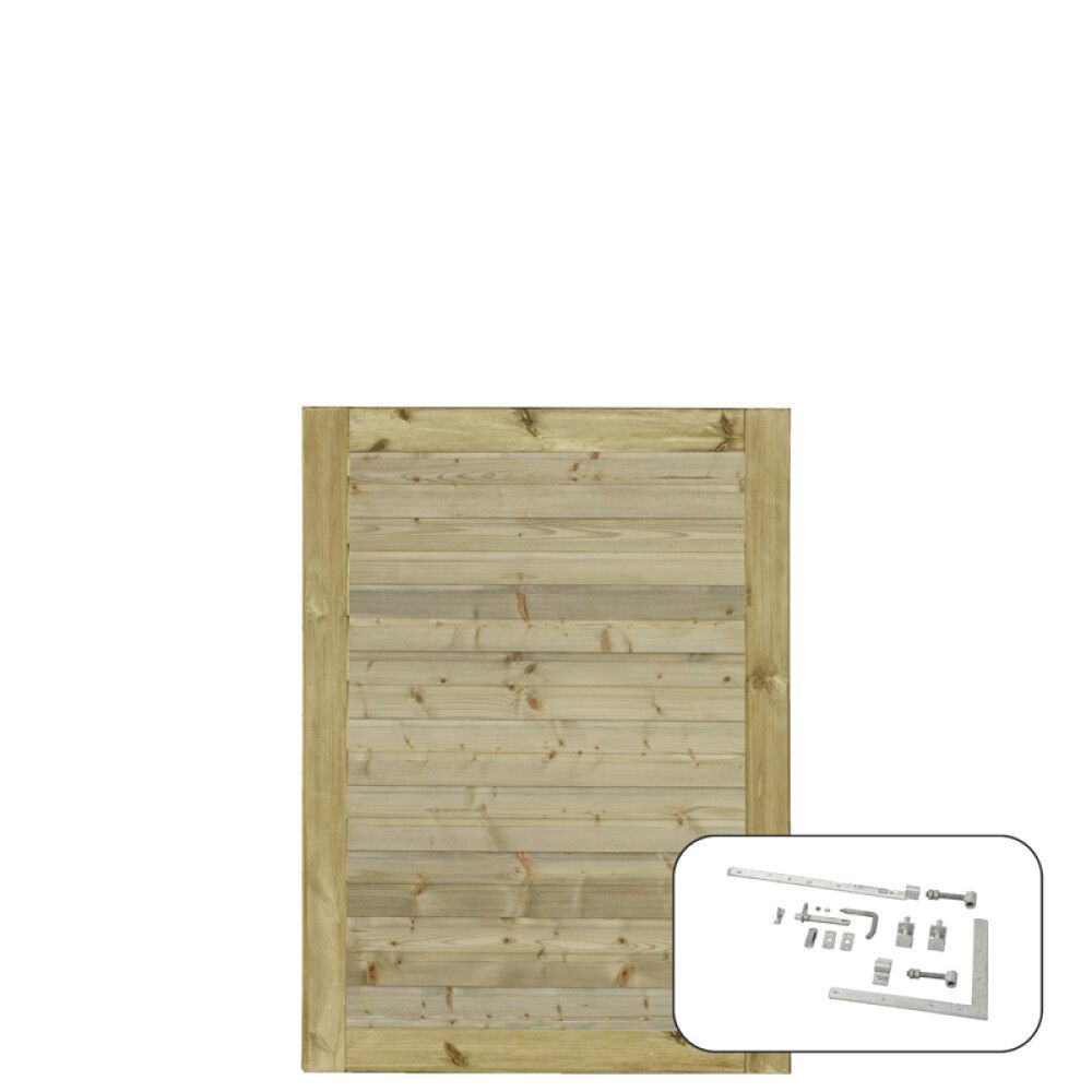 PORT PLUS PLANK INKL. BESLAG PEFC 100X125CM