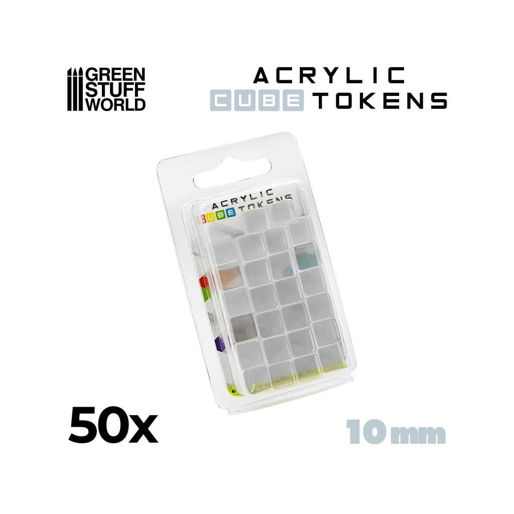 Set de 50 Cubes Transparents 10mm