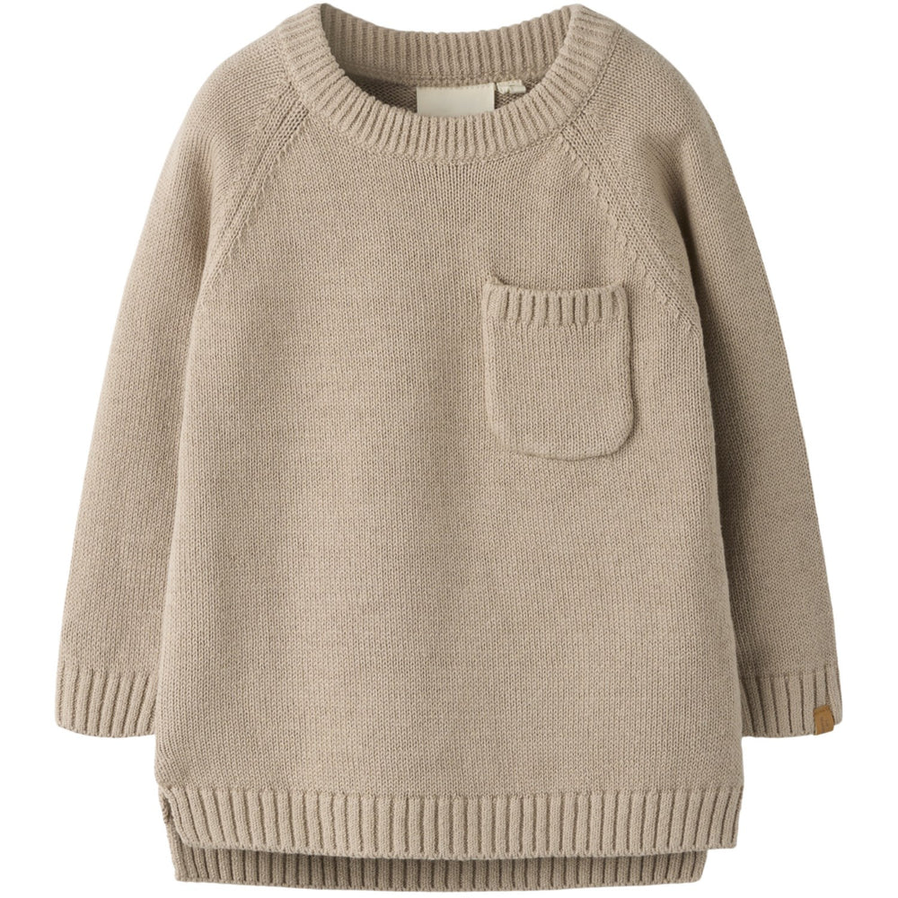 Køb Lil'Atelier Oxford Tan Nmmfogon Ls Strik Lil