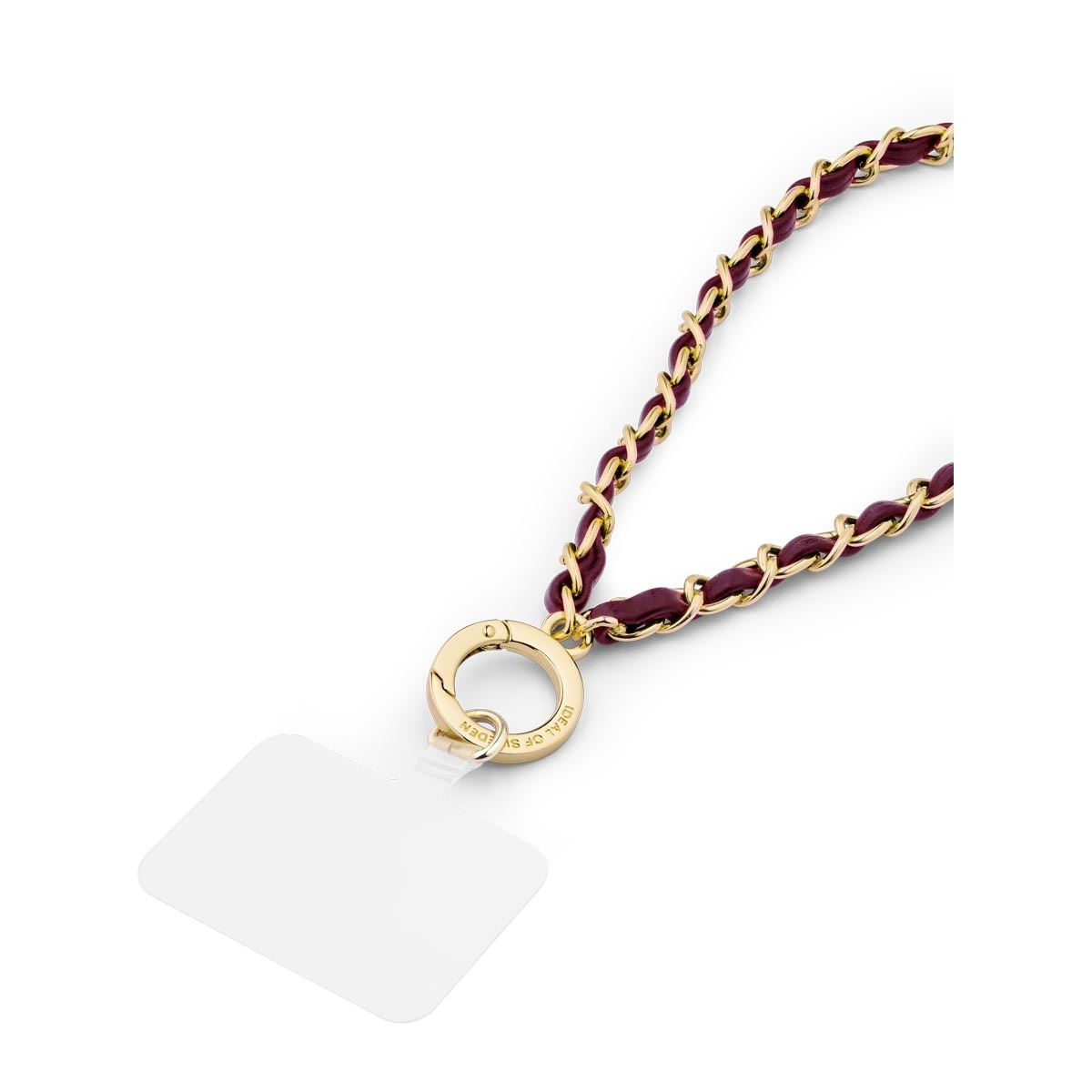 (17.5cm) Universal Handy Kette Phone Charms Schmuck Anhänger Handgelenkschlaufe (IDCW-566) - Wristlet Cherry Gold
